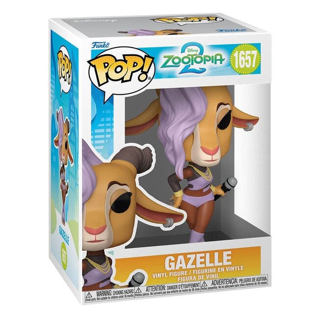 Zootopia 2 POP! Movies Vinyl Figur Gazelle 9 cm