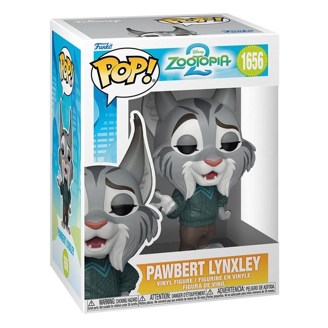 Zootopia 2 POP! Movies Vinyl Figure Pawbert Lynxley 9 cm
