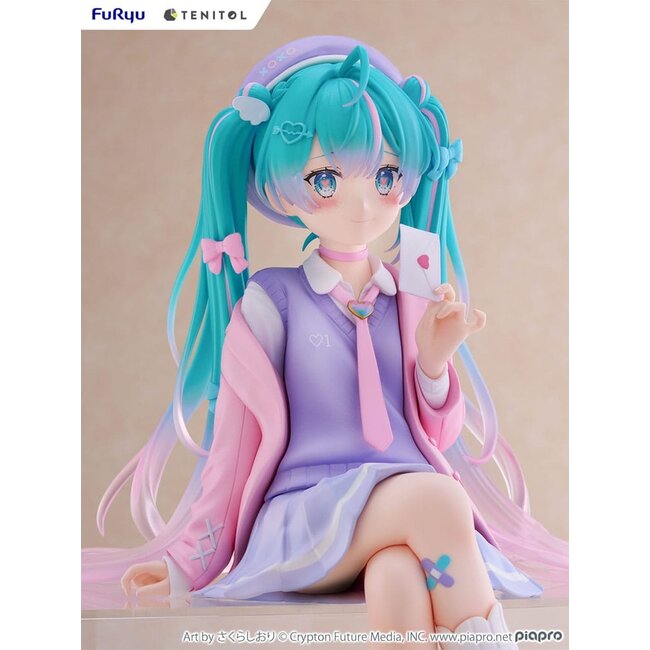 Hatsune Miku Tenitol Noodle Stopper PVC Statue Love Blazer 32 cm