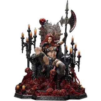 Prime 1 Studio Red Sonja Throne Legacy Collection Statue Statue 1/3 Red Sonja: Lang lebe die Königin Bonusversion 77 cm