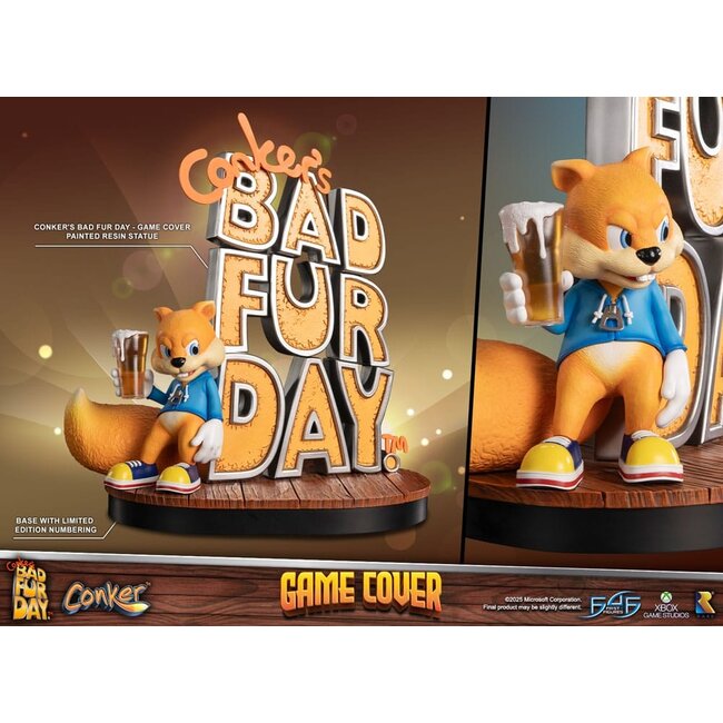 Conker´s Bad Fur Day Statue Game Cover Exclusive Edition 45 cm