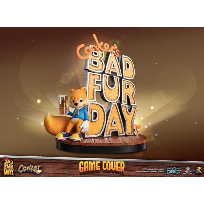 Conker´s Bad Fur Day Statue Game Cover Standard Edition 45 cm