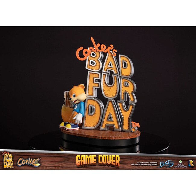 Conker´s Bad Fur Day Statue Game Cover Exclusive Edition 45 cm