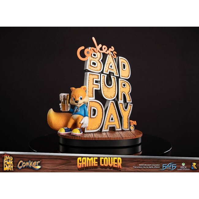 Conker´s Bad Fur Day Statue Game Cover Standard Edition 45 cm