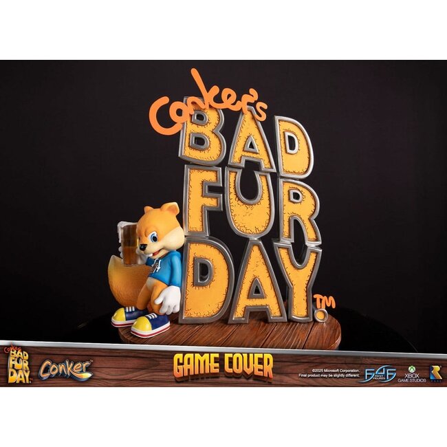 Conker´s Bad Fur Day Statue Game Cover Exclusive Edition 45 cm