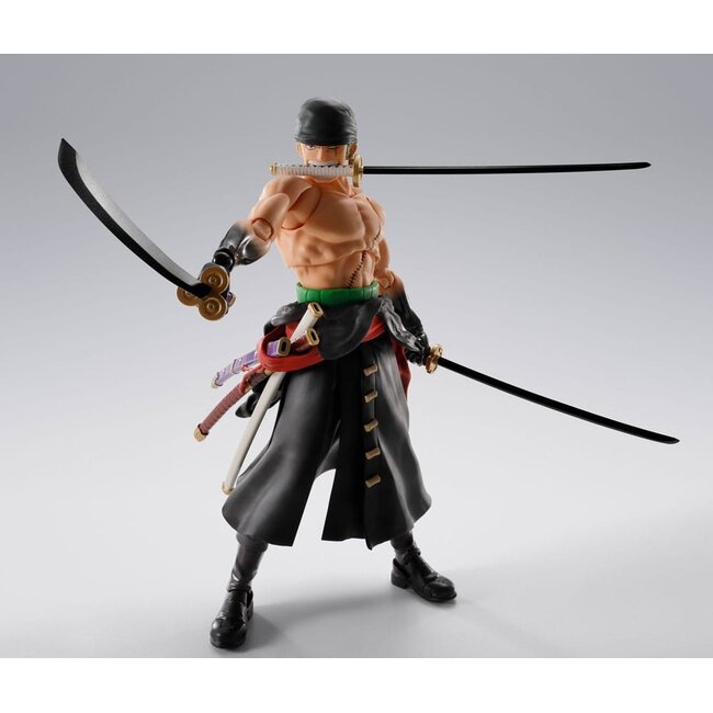 Bandai Tamashii Nations One Piece S.H.Figuarts Action Figure Roronoa Zoro The King of Hell 15 cm