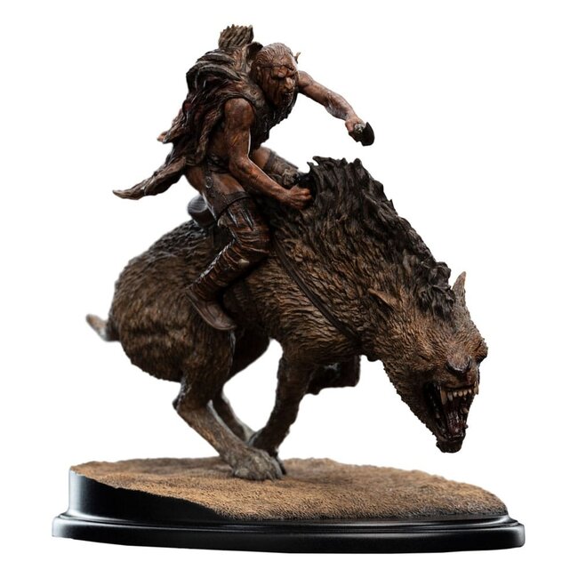 Weta Workshop Herr der Ringe Ministatue Sharkû auf Warg 18 cm