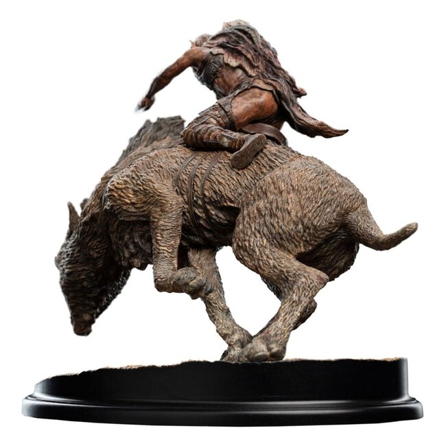 Herr der Ringe Ministatue Sharkû auf Warg 18 cm