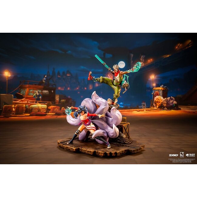 League of Legends Statue 1/10 2XKO Ekko & Ahri Diorama 30 cm
