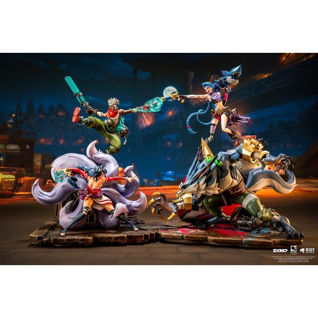 League of Legends Statue 1/10 2XKO Ekko & Ahri Diorama 30 cm