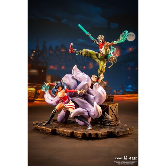 League of Legends Statue 1/10 2XKO Ekko & Ahri Diorama 30 cm