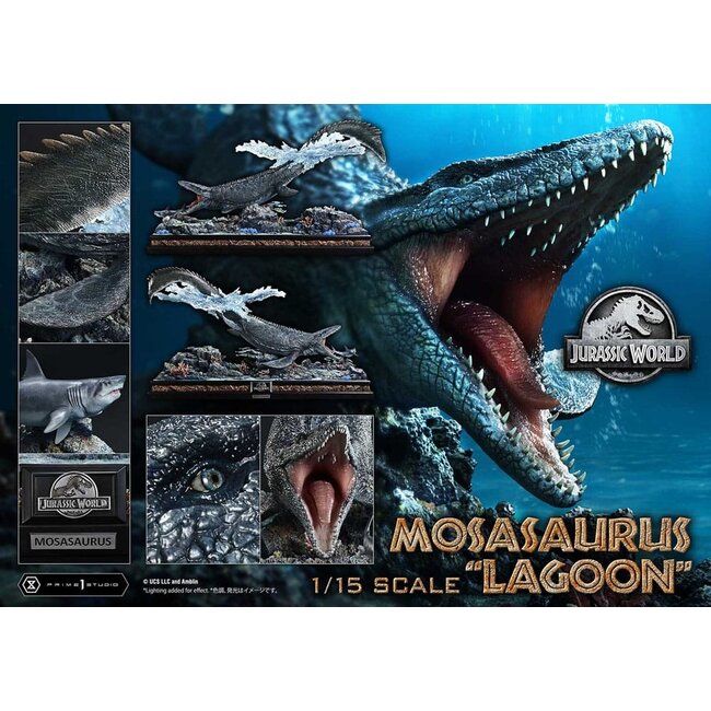 Jurassic World Legacy Museum Collection Statue 1/15 Mosasaurus "Lagoon" Bonus Version 57 cm