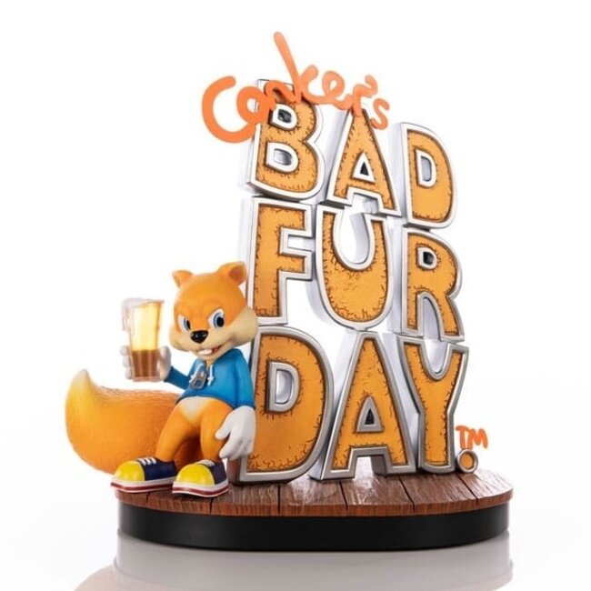 Conker´s Bad Fur Day Statue Game Cover Standard Edition 45 cm