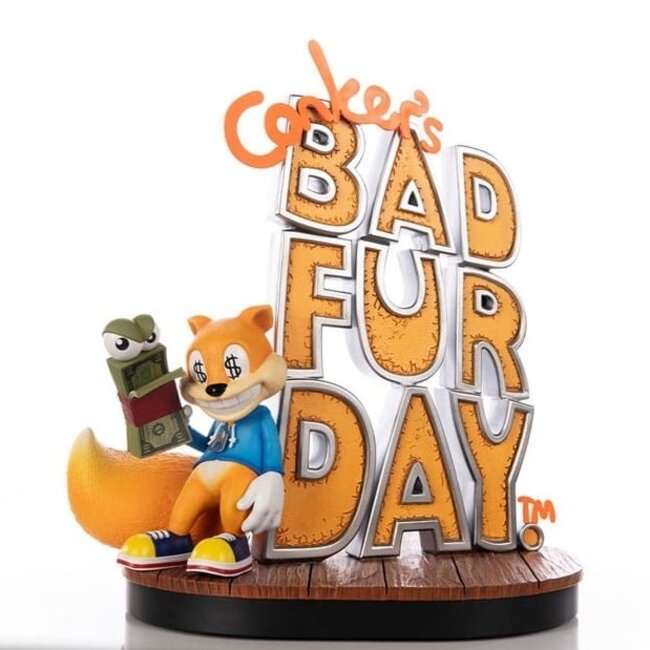 Conker´s Bad Fur Day Statue Game Cover Exklusive Edition 45 cm