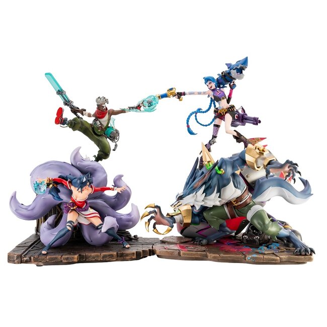 League of Legends Statue 1/10 2XKO Ekko & Ahri Diorama 30 cm