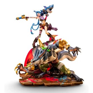 Pure Arts League of Legends Statue 1/10 2XKO Jinx & Warwick Diorama 37 cm