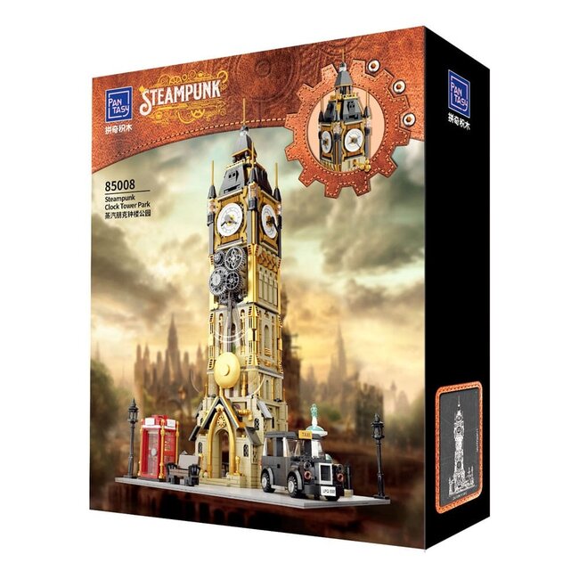 Original-Steampunk Serie Baukasten Steampunk Clock Tower Park 58 cm