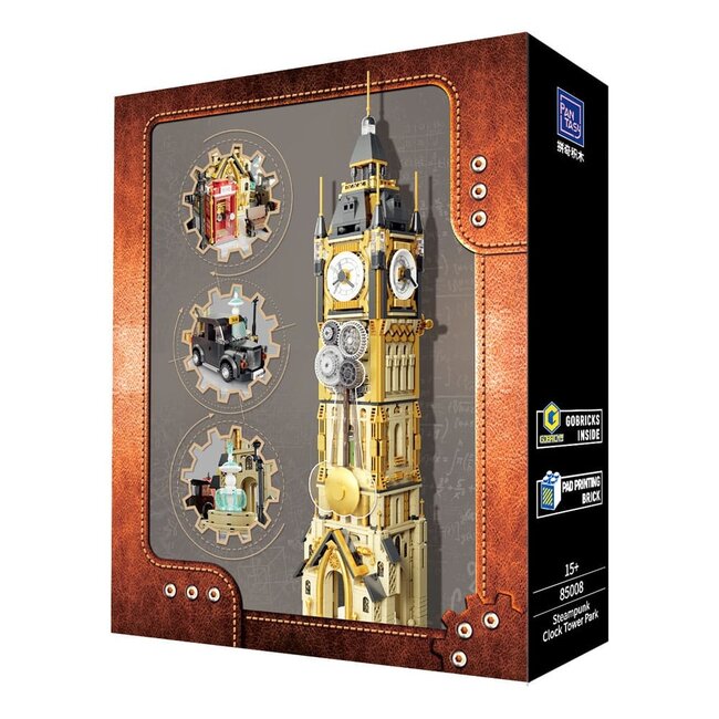 Original-Steampunk Serie Baukasten Steampunk Clock Tower Park 58 cm