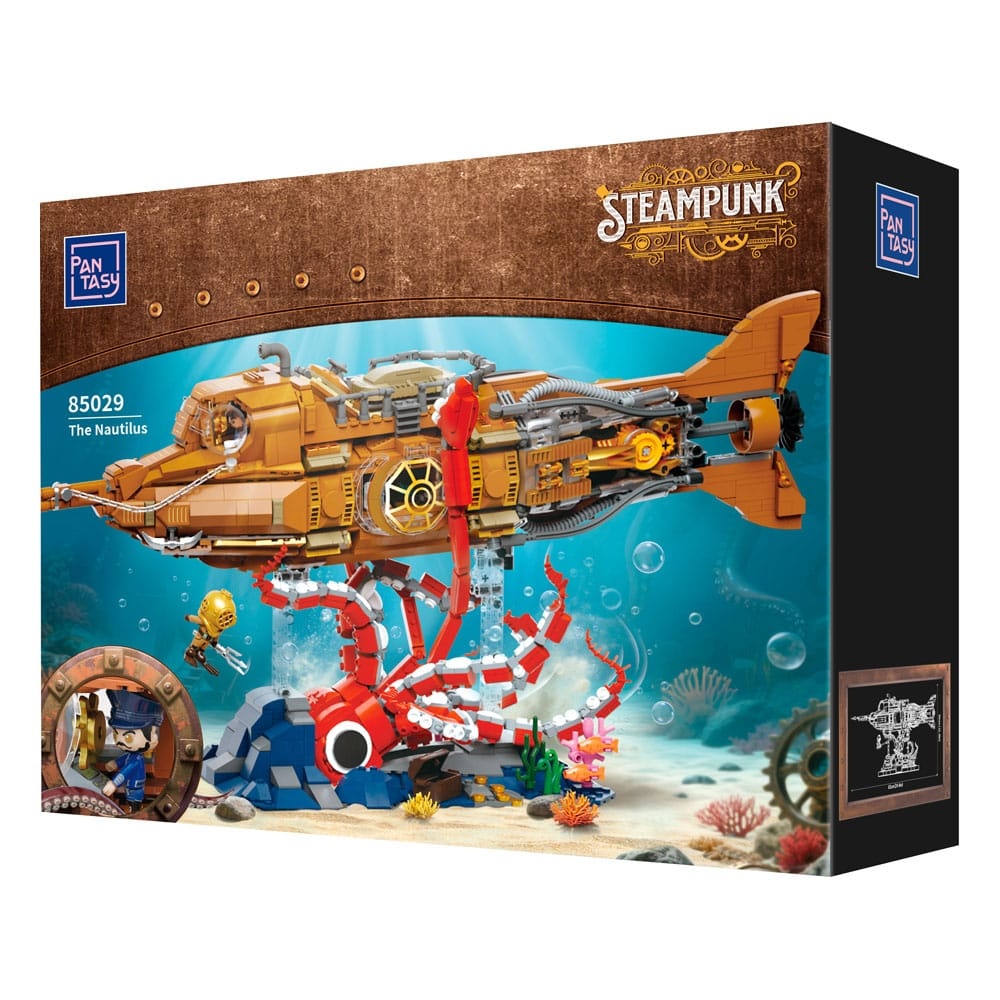 Kit De Construction Steampunk Nautilus PANTASY - Maquette De Sous-marin Détaillée Avec Engrenages - Pour Adultes Et Fans De Rétro-mécanique