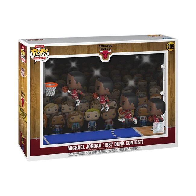 NBA POP Moments Deluxe Vinylfiguren Bulls-MJ ('87 Dunk Contest) 9 cm