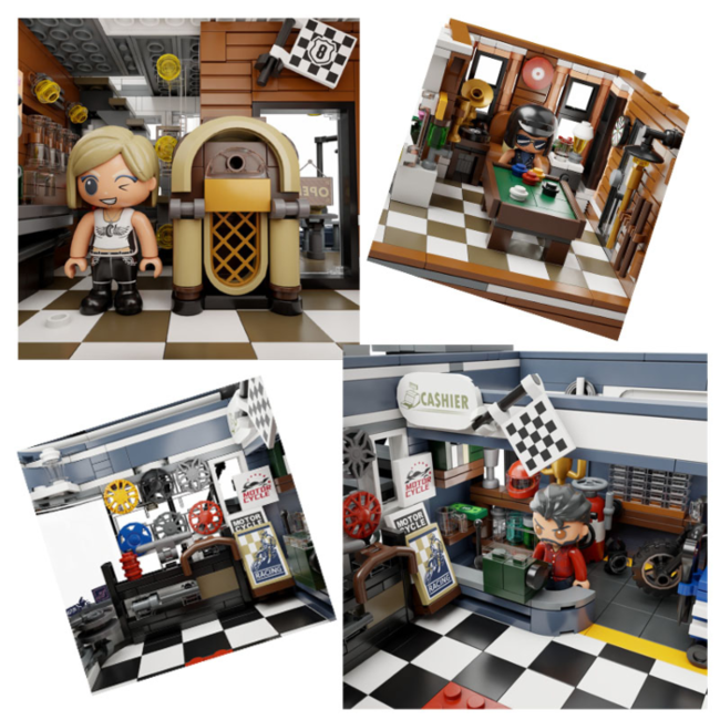 Pantasy Original Bausatz Motorrad Restaurant