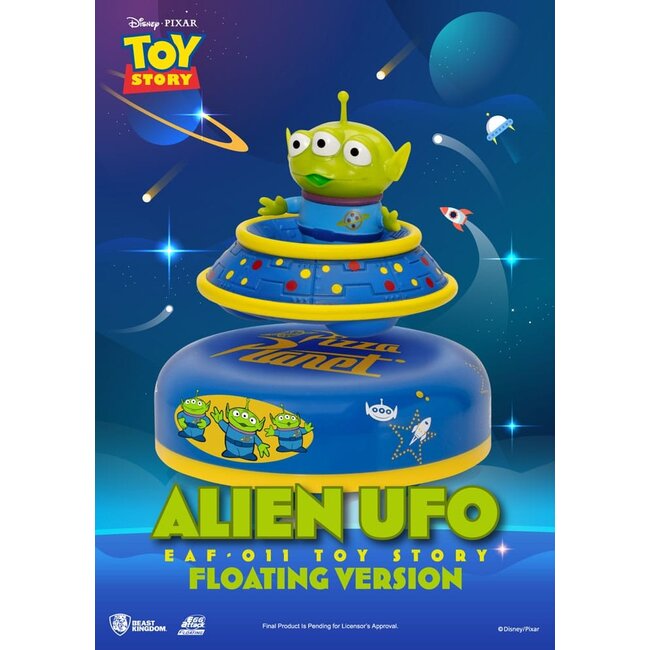 Toy Story Egg Attack Schwebendes Modell Alien UFO 6 cm