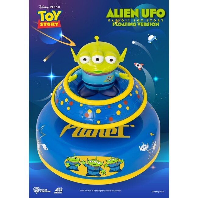 Toy Story Egg Attack Schwebendes Modell Alien UFO 6 cm