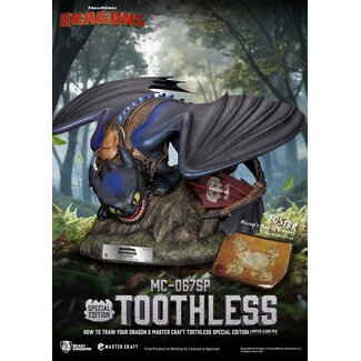 Beast Kingdom Toys How To Train Your Dragon 2 Master Craft Statue Toothless 38 cm