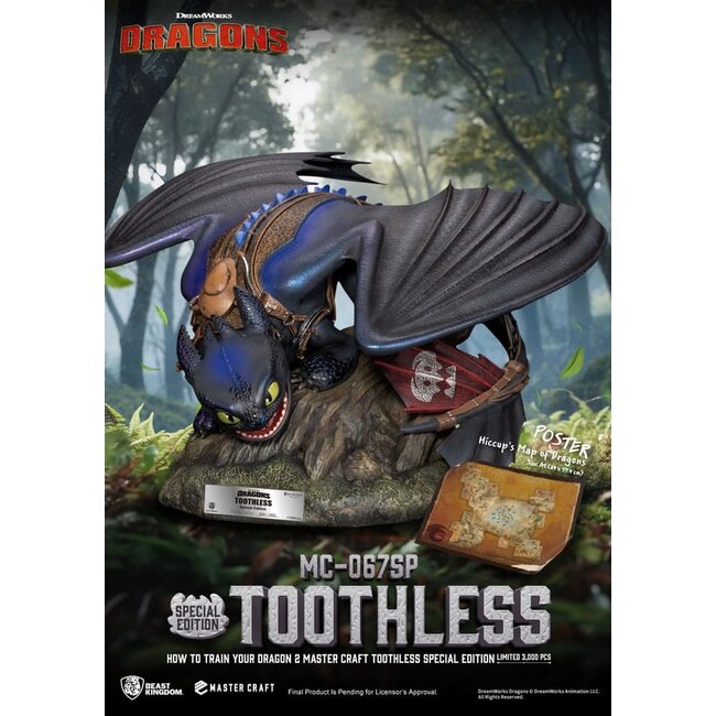 How To Train Your Dragon 2 Master Craft Statue Toothless 38 cm
