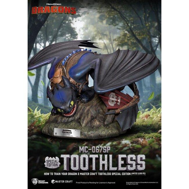 Drachenzähmen leicht gemacht 2 Master Craft Statue Ohnezahn 38 cm