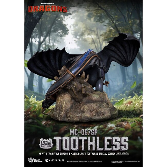 Drachenzähmen leicht gemacht 2 Master Craft Statue Ohnezahn 38 cm