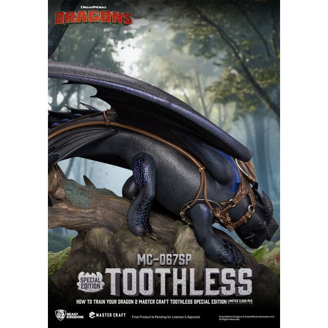 How To Train Your Dragon 2 Master Craft Statue Toothless 38 cm