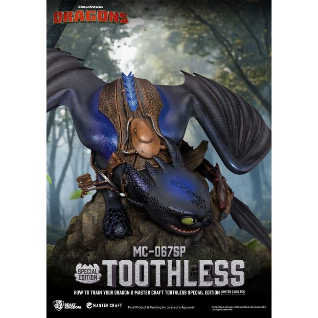 How To Train Your Dragon 2 Master Craft Statue Toothless 38 cm