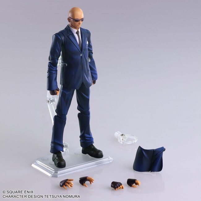 Final Fantasy VII Bring Arts Actionfigur Rude 16 cm