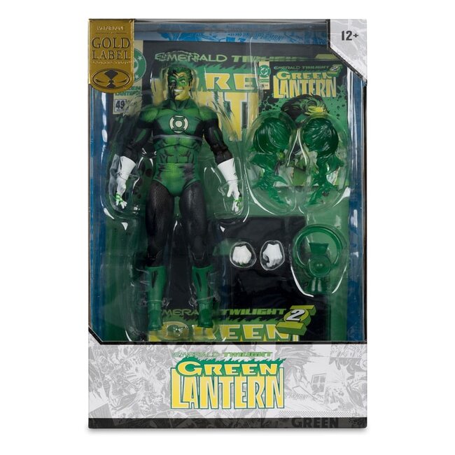 DC Multiverse McFarlane Cover Recreations Action Figure Green Lantern (Emerald Twilight) (Gold Label) 18 cm
