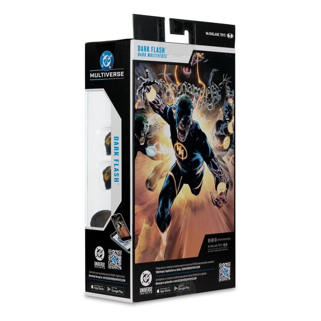 DC Comics DC Multiverse Action Figure Dark Flash (Dark Mulitverse) (Red Platinum Edition) 18 cm