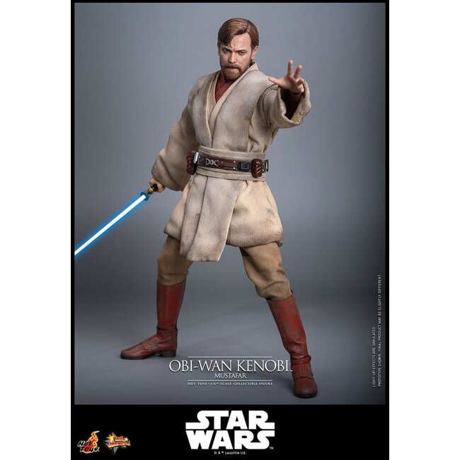 Star Wars: Episode III - Revenge of the Sith Movie Masterpiece Action Figure 1/6 Obi-Wan Kenobi (Mustafar) 31 cm