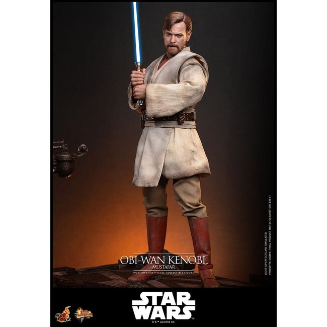 Star Wars: Episode III - Die Rache der Sith Movie Masterpiece Actionfigur 1/6 Obi-Wan Kenobi (Mustafar) 31 cm