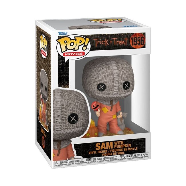 Trick 'r Treat POP! Vinyl Figur Sam mit Kürbis 9 cm