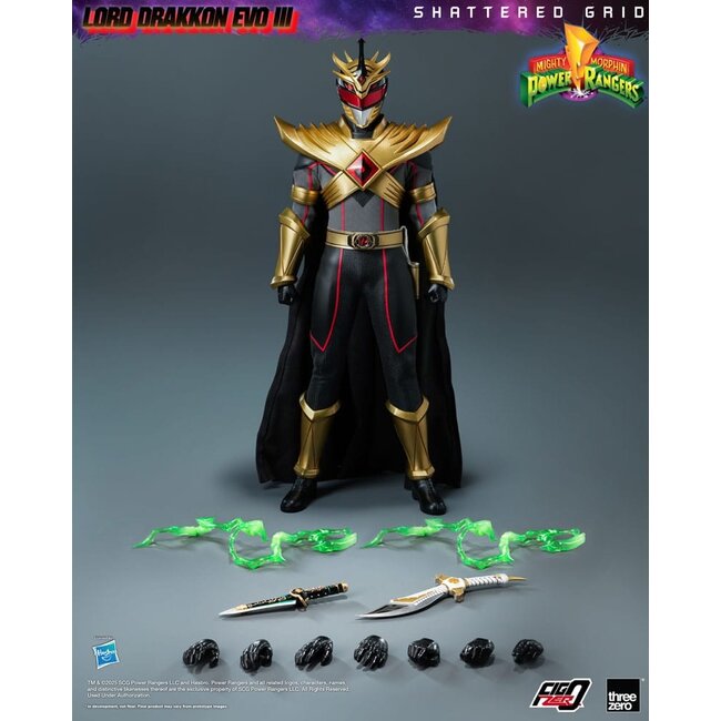 Mighty Morphin Power Rangers Shattered Grid FigZero Actionfigur 1/6 Lord Drakkon Evo III 30 cm