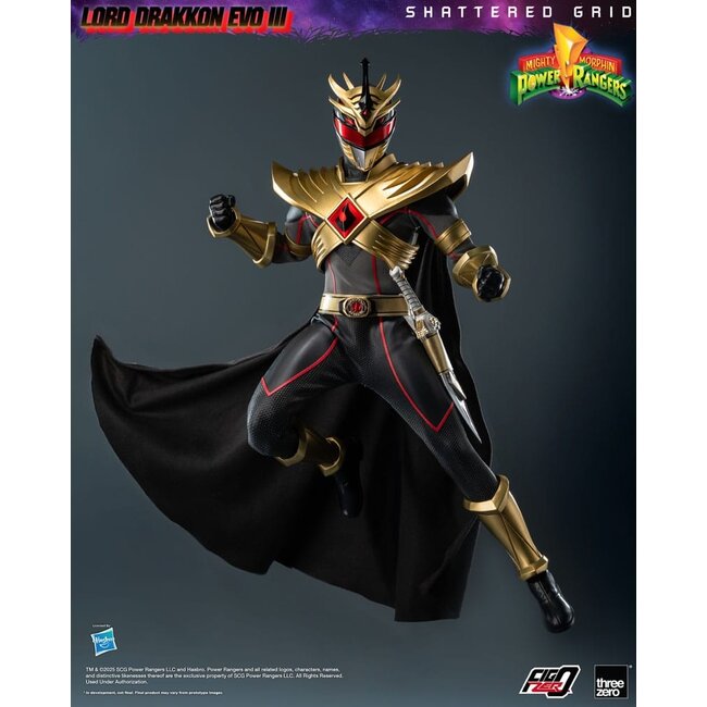 Mighty Morphin Power Rangers Shattered Grid FigZero Actionfigur 1/6 Lord Drakkon Evo III 30 cm
