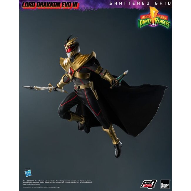 Mighty Morphin Power Rangers Shattered Grid FigZero Actionfigur 1/6 Lord Drakkon Evo III 30 cm