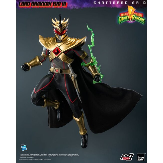 Mighty Morphin Power Rangers Shattered Grid FigZero Actionfigur 1/6 Lord Drakkon Evo III 30 cm