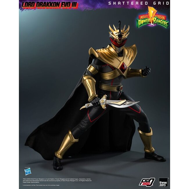 Mighty Morphin Power Rangers Shattered Grid FigZero Actionfigur 1/6 Lord Drakkon Evo III 30 cm