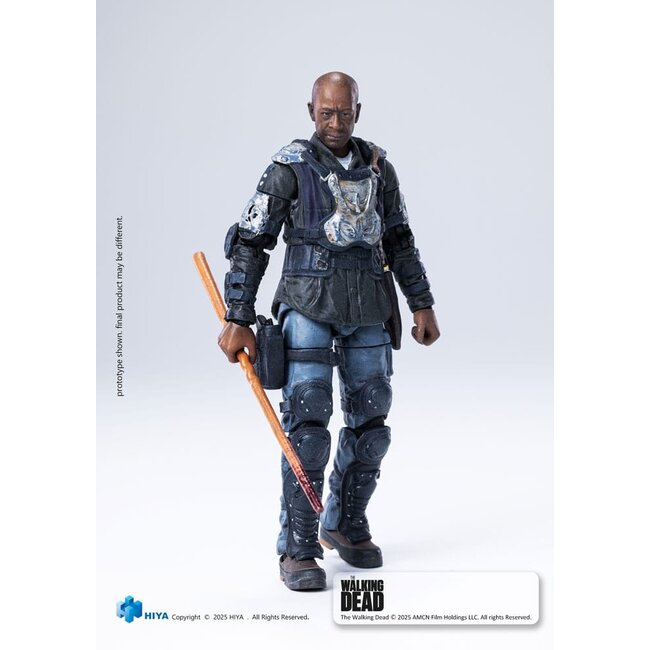The Walking Dead: Die Überlebenden Exquisite Mini-Actionfigur 1/18 Morgan 10 cm