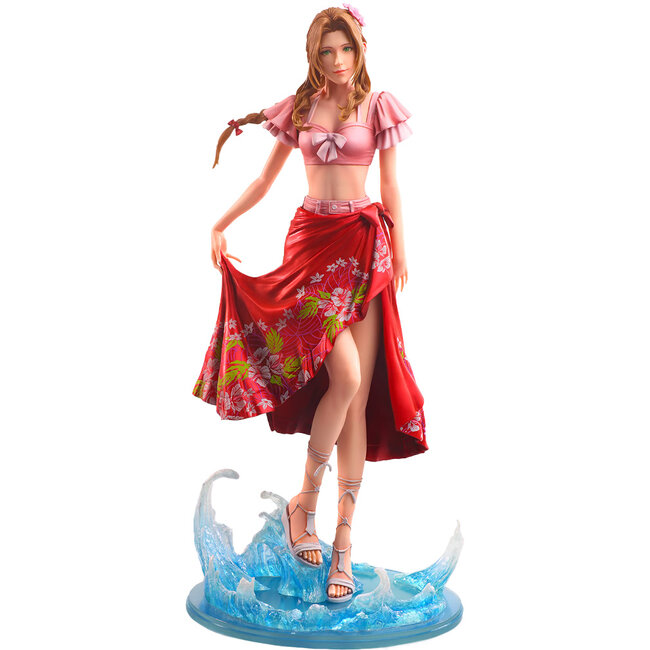 Square-Enix Final Fantasy VII Rebirth Static Arts Gallery Statue Aerith Gainsborough (Swimsuit Ver.) 26 cm