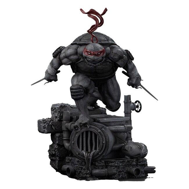 Iron Studios Teenage Mutant Ninja Turtles Art Scale Statue 1/10 Raphael Black and White Variant 26 cm Exclusive