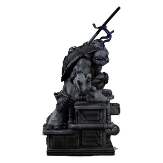 Iron Studios Teenage Mutant Ninja Turtles Art Scale Statue 1/10 Donatello Schwarz-Weiß-Variante 26 cm Exklusiv