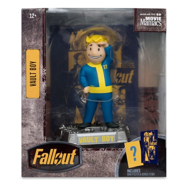 Fallout Movie Maniacs Action Figure Vault Boy Version 3 14 cm