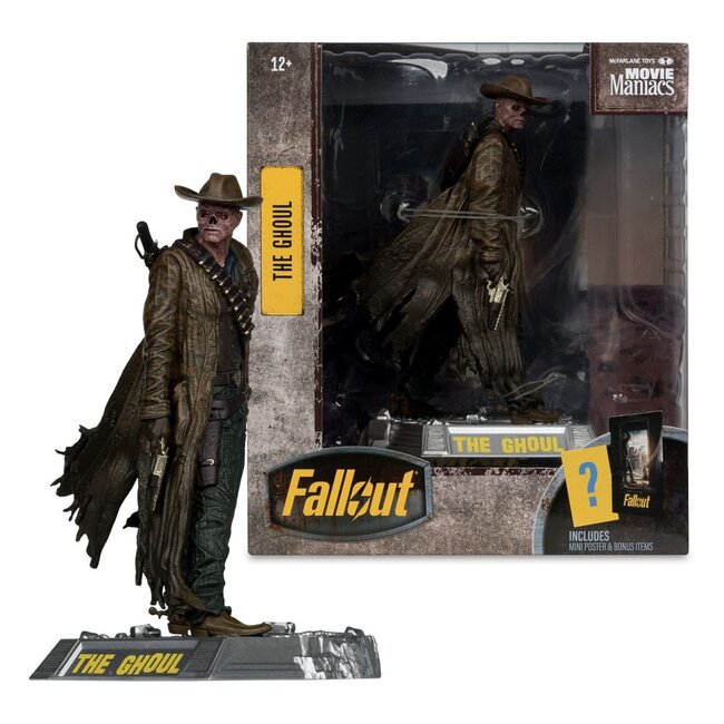 McFarlane Toys Fallout Movie Maniacs Actionfigur Der Ghul (Staffel 2) 17 cm
